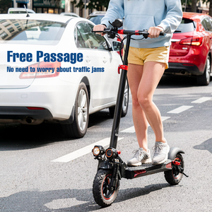 Foldable Scooter Dual Suspension Waterproof Fast 48V 18Ah Lithium Battery Range Motor Adult Use EScooter Adult - Product Image 4