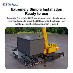 Camion publicitaire Canbest avec écran LED mobile, écran d'affichage monté sur camion à 3 côtés pour la <span class=keywords><strong>promotion</strong></span> publicitaire en extérieur - Product Image 5