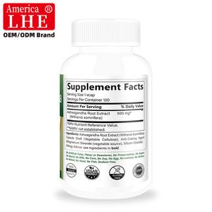 Cápsulas de Ashwagandha de Alta Potencia que Mejoran la Calidad del Sueño, 120 Cápsulas Vegetarianas, Suplemento de Extractos de Raíz de Ashwagandha - Product Image 5