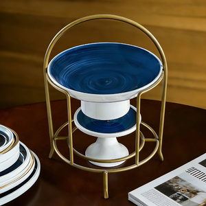 Elegante Juego de Vajilla de Porcelana Azul y Blanca, Vajilla Moderna de Cerámica para el Hogar y Restaurantes - Product Image 4