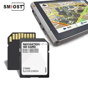 Navigation SMIOST A1 Update Maps Navigation CID Car GPS SD Card 32GB For Skoda 2023 Rapid Superb Kodiaq Europe