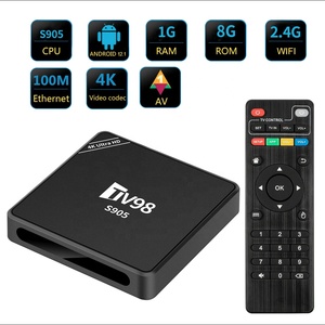 กล่องรับสัญญาณทีวีดิจิตอล 2026 TV98 Amlogic S905 IPTV STB 4K UHD สตรีมมิ่งอินเทอร์เน็ต Ott Eagle Media Player สมาร์ทพรีเมียม Android 12 Dream Sep Top TV Box - Product Image 2