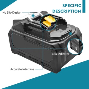 Batería de Repuesto de Alta Capacidad de 8000 mAh para <span class=keywords><strong>Makita</strong></span> de 18 V, <span class=keywords><strong>BL1860B</strong></span> BL1850B BL1830B LXT400, con Indicador LED, Herramienta Eléctrica Inalámbrica - Product Image 3
