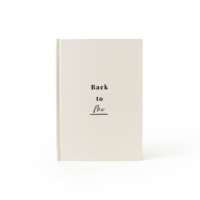 Carnet de notes en lin A5 imprimé sur mesure Journal d'affirmation motivationnel inspirant Soins personnels Planificateur quotidien non daté Journal positif