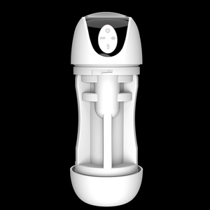 White Automatic <b>Masturbator</b> Cup for Men with Vibration Suction Adult Stimulation Toy - Product Image 5