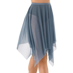 Falda <span class=keywords><strong>de</strong></span> <span class=keywords><strong>Ballet</strong></span> MiDee con Dobladillo <span class=keywords><strong>de</strong></span> Pañuelo <span class=keywords><strong>para</strong></span> Mujeres Adultas, Cintura Elástica Sin Bragas <span class=keywords><strong>para</strong></span> Actuaciones en Escenario y Entrenamiento en Estudio - Product Image 4