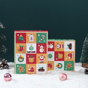 Noël <span class=keywords><strong>12</strong></span> jours de calendrier de l'avent cadeau mystique aveugle boîte compte à rebours 2025 décorations de noël boîte pour enfants boîte-cadeau - Product Image 2