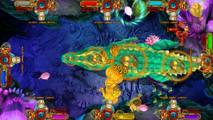 Đại Dương Vua 3 Sư Tử Safari Arcade Cá Bảng Câu Cá Trò Chơi Máy Phần Mềm - Product Image 3