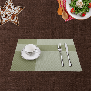 Wholesale <b>Waterproof</b> Faux Leather PVC Table <b>Mats</b> Lattice Placemats for Weddings Drain <b>Mats</b> Table Decorations - Product Image 3