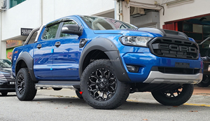 Fanale frontale ABS nero opaco per accessori <span class=keywords><strong>Ford</strong></span> <span class=keywords><strong>Ranger</strong></span> T7 T8 2015-2020 Wildtrak XL XLT <span class=keywords><strong>Limited</strong></span> PX MK2 MK3 4x4 - Product Image 2