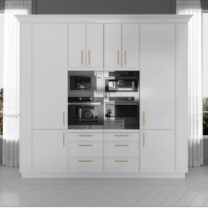Cina lusso piccolo bianco design moderno mobili da <span class=keywords><strong>cucina</strong></span> <span class=keywords><strong>in</strong></span> <span class=keywords><strong>legno</strong></span> massello set completo <span class=keywords><strong>con</strong></span> <span class=keywords><strong>tavolo</strong></span> - Product Image 3