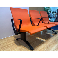 Mingle 3 sièges type aluminium chaise d'attente publique pour la gare ferroviaire d'hôpital d'aéroport