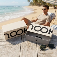 Boîte d'emballage pour lunettes personnalisée, style tiroir coulissant, boîte rigide en carton pour lunettes de soleil de marque