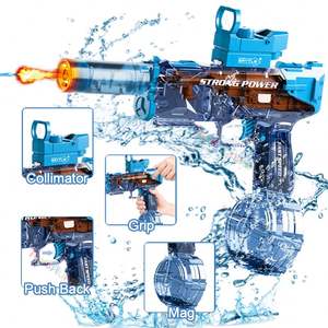 Pistola de Agua Eléctrica Barata y Pequeña, Juguete de Disparos al Blanco con Batería, Pistola de Agua Realista para Niños - Product Image 3