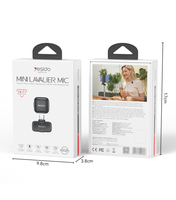 Microphone cravate à double mode magnétique puissant Yesido avec connecteur IP 1-vers-1 KR26