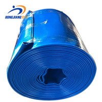 Irrigation agricole 1 2 3 4 5 6 12 14 16 pouces PVC Layflat Tuyau flexible de décharge de la pompe à eau Tuyau layflat