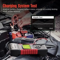 LAUNCH BST-800 BST800 Testeur de batterie de voiture portable 12V 24V, testeur de charge et testeur de système de charge avec imprimante, outil automobile