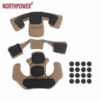 Système de suspension de casque tactique Wendy de qualité avec coussin en mousse à mémoire interne