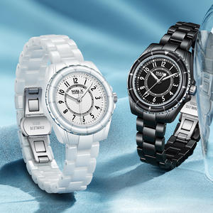 นาฬิกาเซรามิกแฟชั่นผู้หญิงใหม่นาฬิกาควอทซ์หรูหรากันน้ำยอดนิยม - Product Image 2