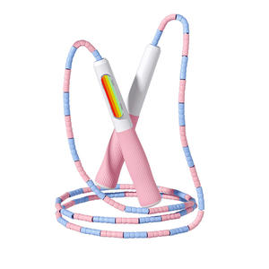 Cuerda para saltar LightMaster para niños, 2,8 m, color azul soñador, portátil, sin nudos, equipo de fitness para niños - Product Image 4