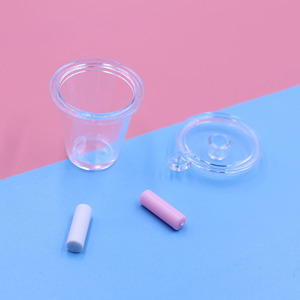 Mini Frappuccino cup Keychain Vòng nắp uống cup DIY chơi mô phỏng nhựa phẳng Bìa trà sữa DIY cup BOBA trống Keychain - Product Image 4