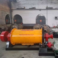 Broyeur à boulets humide et sec 900x1200 900x1800 avec moteur AC, capacité 300-1000 kg/h, machine de broyage de minerai d'or, d'argent et de cuivre de haute qualité
