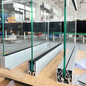 ราวบันไดอลูมิเนียมพร้อมตัวป้องกันกระจกราวโลหะไร้กรอบเพื่อความปลอดภัยสำหรับบันไดสระว่ายน้ำระเบียงอพาร์ทเมนต์พร้อมกระจก - Product Image 3