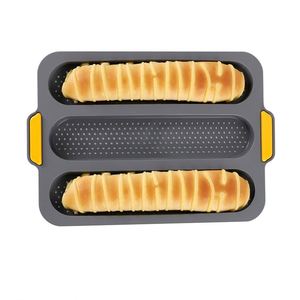 Top Seller Silicone Nonstick Baguette French Bread Mold Cake Mold <b>Baking</b> <b>Tray</b> Food Clip Oil Brush <b>Baking</b> Tool <b>Set</b> - Product Image 2