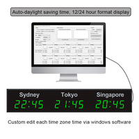 Horloge mondiale personnalisée pour hôtel
