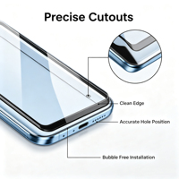 Protection d'écran en verre trempé HD mat anti-espion 2.5D 9H anti-rayures sans bulles couverture intégrale pour téléphone portable (vente en gros)
