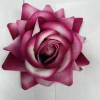 Nouveau style Artificielle Rose Fleur Tête velours Matériel Fait À La Main Nouvel An Arrangement Pour La Décoration De Mariage fleur