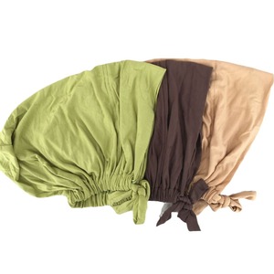 Turbante Etnico Regolabile Nuovo Modello con Fascia Incrociata sulla <span class=keywords><strong>Fronte</strong></span>, Hijab Sportivo in Cotone Mercerizzato con Sottocappello in Tessuto Canvas - Product Image 1