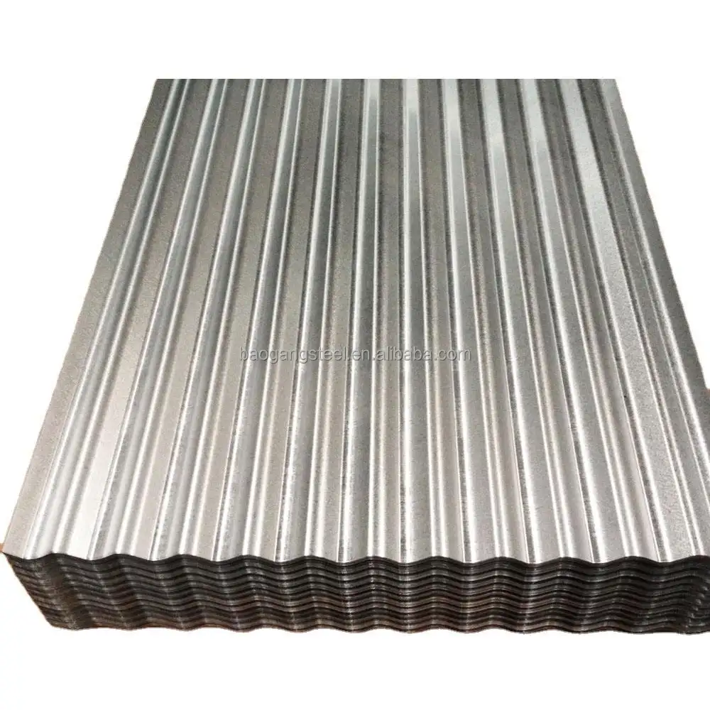 Fabbrica Z600 lamiera di acciaio ondulata zincata coperture SGCC Gi in lega di ferro rivestito di zinco