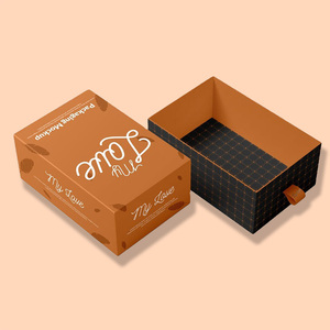 Custom Logo Rigid Cardboard Hair Wig Packaging <b>Box</b> Slide Open Luxury Drawer <b>Gift</b> <b>Box</b> for Wigs - Product Image 2