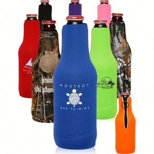 Enfriador de Botellas Personalizado con Diseños a Medida, Enfriador de Botellas con Cierre para Recuerdos de Boda - Product Image 1
