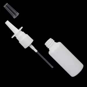 Flacons pulvérisateurs nasaux en plastique PE blanc solide de 20 ml (0,67 oz) pour usage médical, bronzage, nez, <span class=keywords><strong>cheveux</strong></span>, oreilles, bouche - Product Image 4