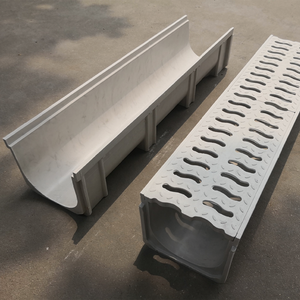 Hot bán U loại cống Polymer bê tông kênh thoát nước mư<span class=keywords><strong>a</strong></span> thoát nước mương vật liệu xây dựng máng xối với en1433 lưới - Product Image 4