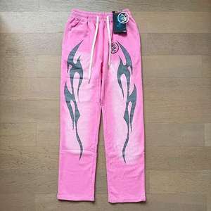 Pantaloni Sportivi Hell Star Versione Premium <span class=keywords><strong>in</strong></span> Puro Cotone Terry, Pantaloni Dritti Lunghi Casual e Comodi per Uomo e Donna, Stile Streetwear Autunnale - Product Image 2