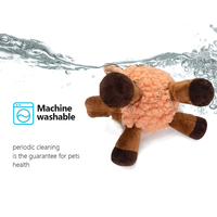 Jouet à mâcher personnalisé pour animaux de compagnie, peluche douce en forme de rouleau, animal en peluche mignon, cochon, chien, jouet à mâcher couineur pour chiens de grande et moyenne taille