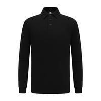 Chemise de golf unisexe à manches longues en polyester et coton, de haute qualité, pour uniforme professionnel, vente en gros du fabricant