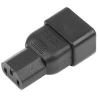 Adaptateur de courant IEC C13 vers C20 et connecteur C20 vers C13 pour la distribution d'alimentation des serveurs UPS PDU