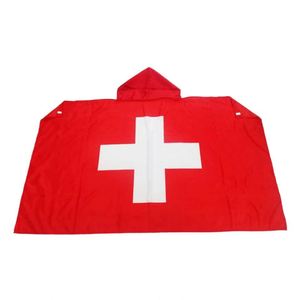 ธงชาติสำหรับกิจกรรมฟุตบอลปี 2025 ขนาด 3x5 ฟุต ทำจากโพลีเอสเตอร์ พร้อมหมวกสำหรับแฟนฟุตบอลในสวิตเซอร์แลนด์ พิมพ์ลายดิจิทัล - Product Image 1