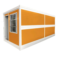 Casa Plegable Portátil de 20 pies, Fabricada en China, Casas Prefabricadas Pequeñas, Listas para Usar, Contenedor Plegable, Oficina