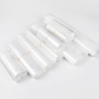 Sac plat transparent en PE 40x70cm 90um, housse anti-poussière transparente en LDPE pour palette et palette complète