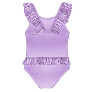 Traje de Baño Personalizado para Niña, Traje de Baño de una Pieza con Estampado Floral, Niños 2025 OEM, Nuevo Estampado de Moda, Ropa Infantil al por Mayor - Product Image 2