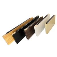 Étagère flottante en bois massif et à âme creuse personnalisée pour le rangement mural moderne du salon et de la cuisine
