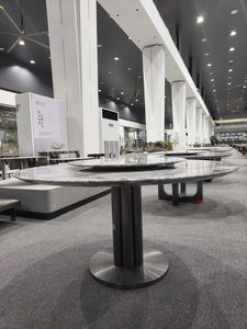 Mesa de Comedor Moderna de Mármol Gris Calacatta Pulido para Hotel, Tamaño Personalizado, Garantía de por Vida, Entrega de Fábrica - Product Image 3