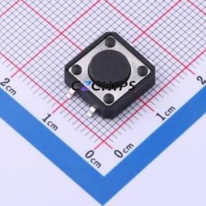 TS-1094S-A1B3-D2 Tactile Switch SMD Switch Single Pole Single Throw Round Button 2.5N Vertical Mount - Product Image 1