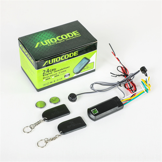 Factory Wholesale 2.4G Auto Anti Hijacking Alarm Universal 12V Car Anti Theft Device Car Engine Immobilizer