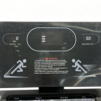 Tapis roulant de gym V16 de qualité commerciale, équipement de course motorisé avec console LED et éclairage latéral ambiant